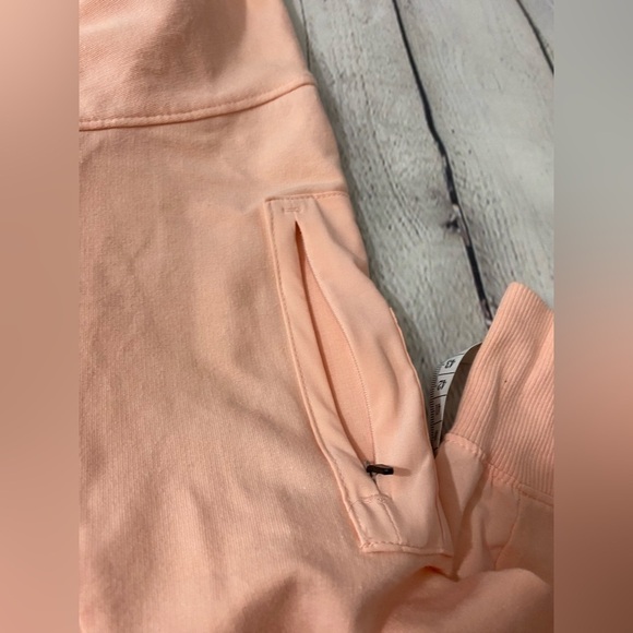 All in Motion Womens Size Medium Peach Color Activewear Sweatshirt Top Pockets - Picture 7 of 10